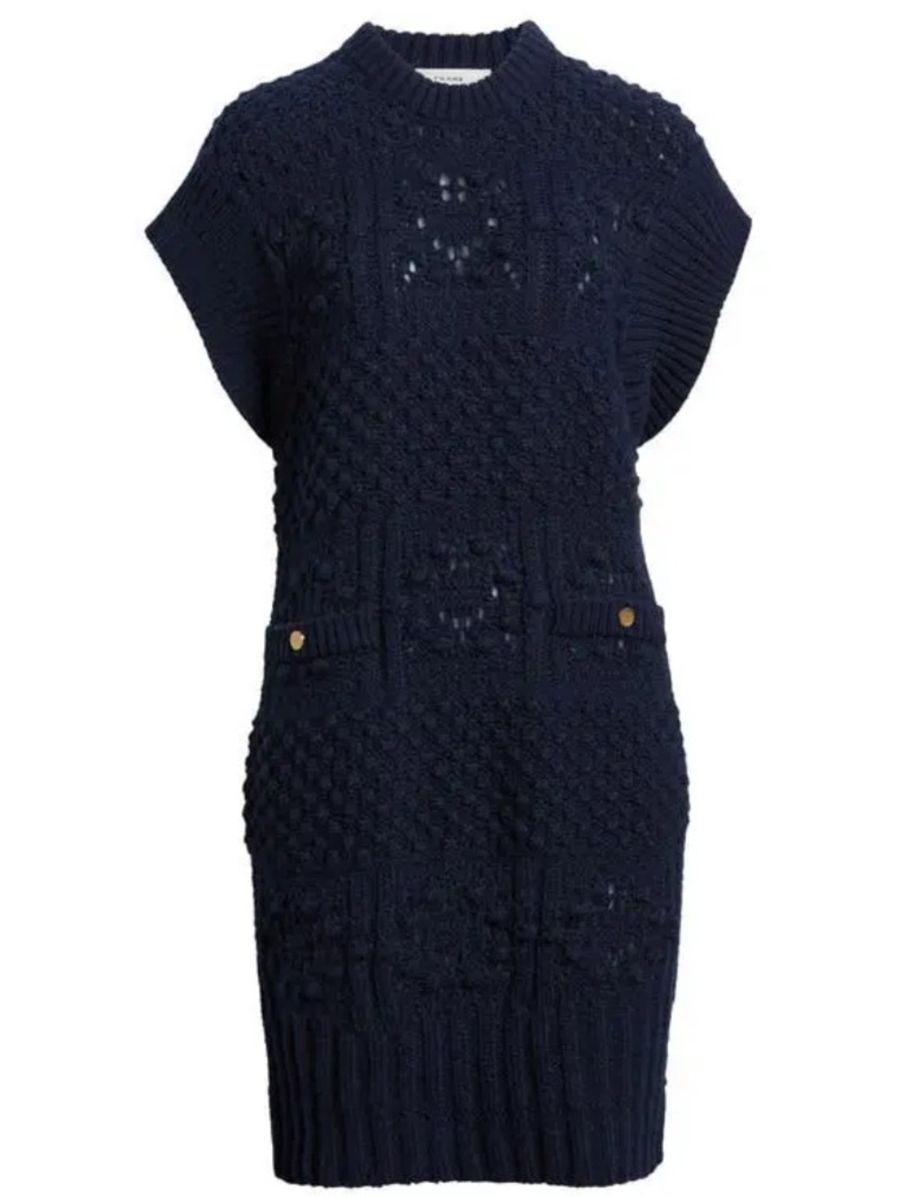 FRAME
Mixed Stitch Knit Sweater Dress - Picture 5 of 12